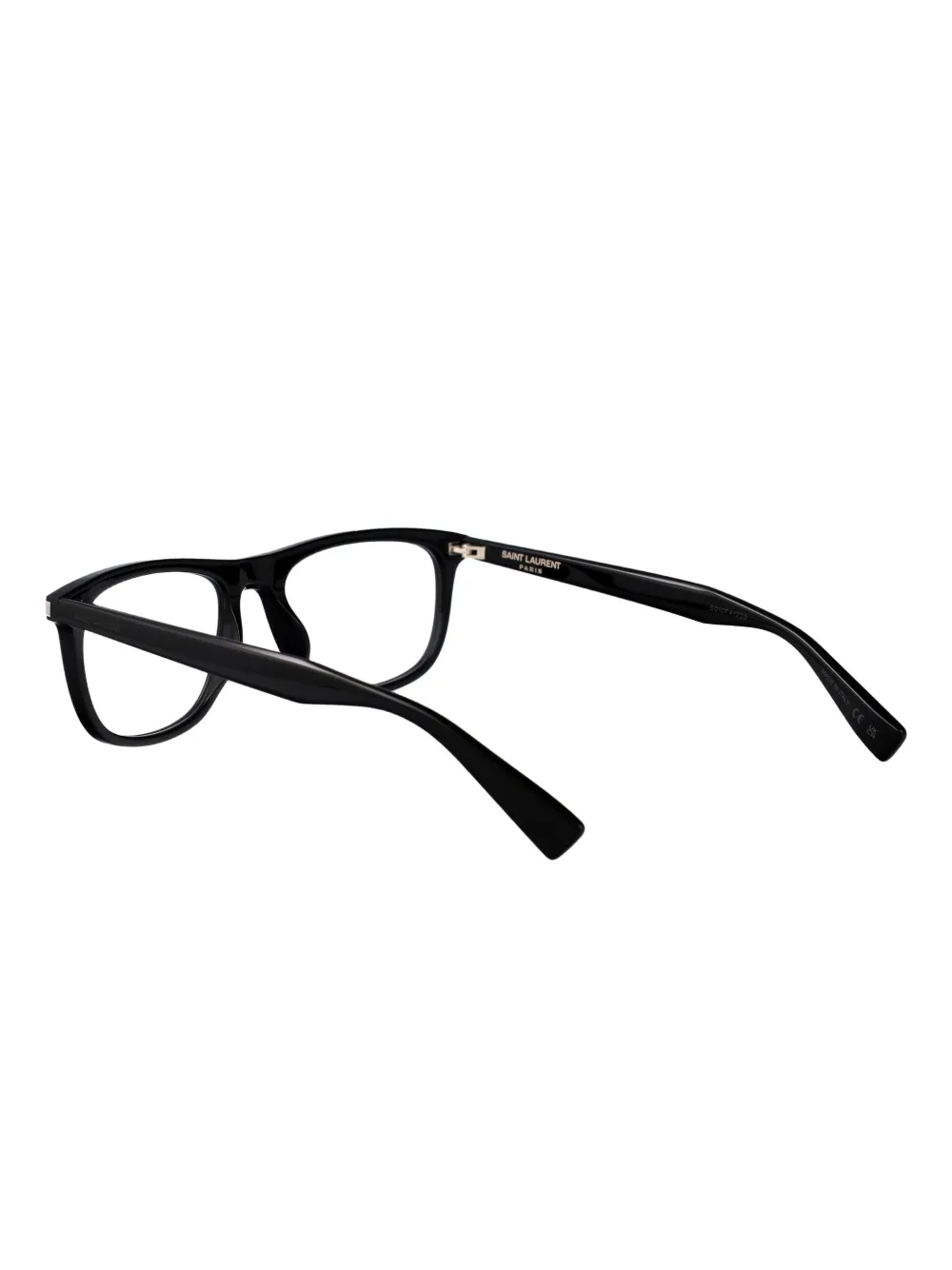 Saint Laurent Eyewear Bril met rechthoekig montuur Zwart