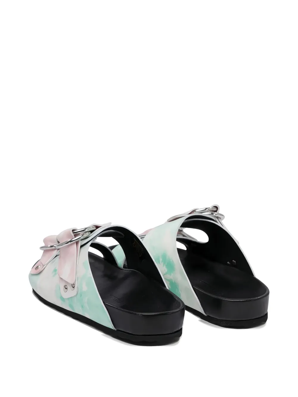 Pierre Hardy Beach Ridider tie-dye sandals Green