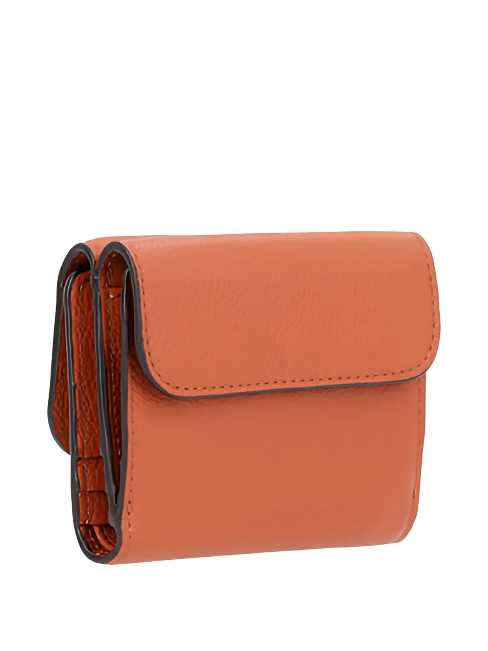 Chloé trifold leather wallet Bruin