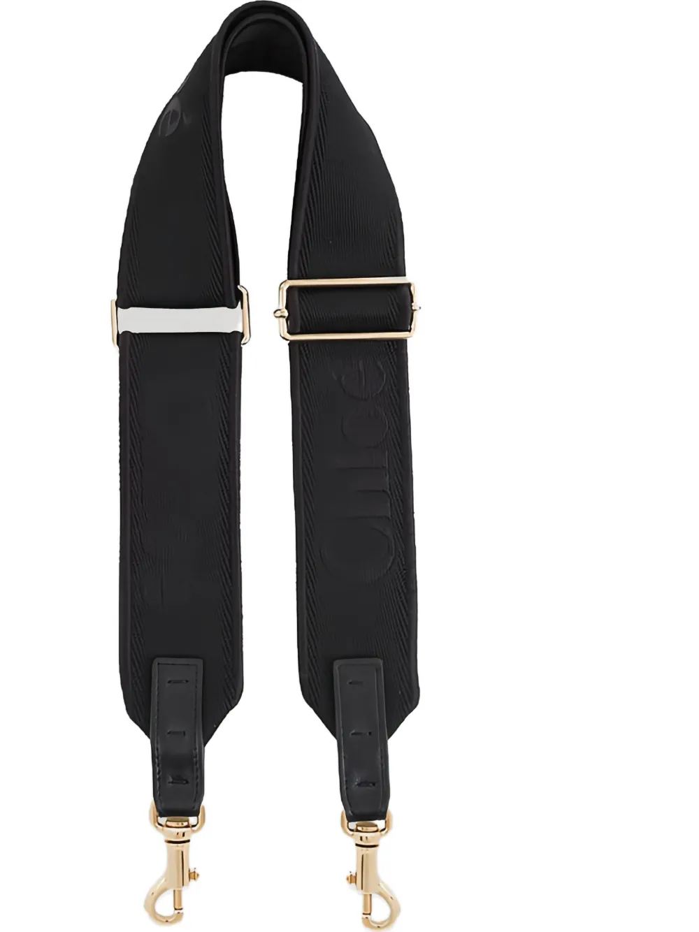 Chloé Verstelbare logoband Zwart