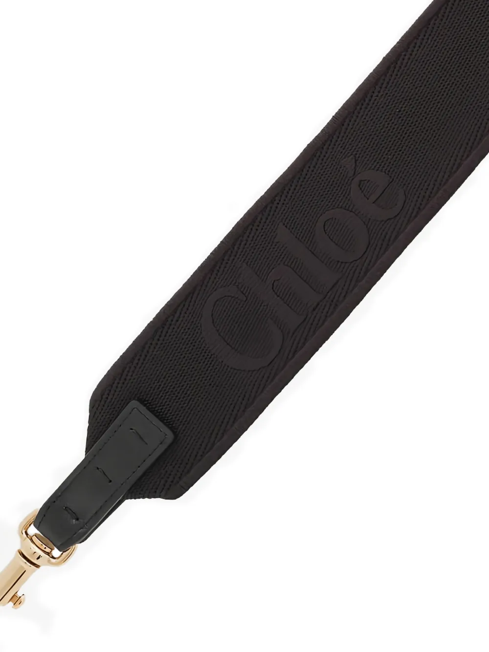Chloé Verstelbare logoband Zwart