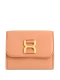 Chloé Marcie tri-fold leather wallet - Orange