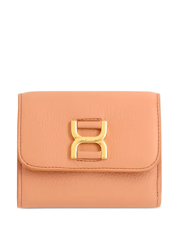 あ*マ様 Chloé marcie スクエアウォレット定価78,100円 Chloé Marcie tri-fold Leather Wallet | Orange | FARFETCH