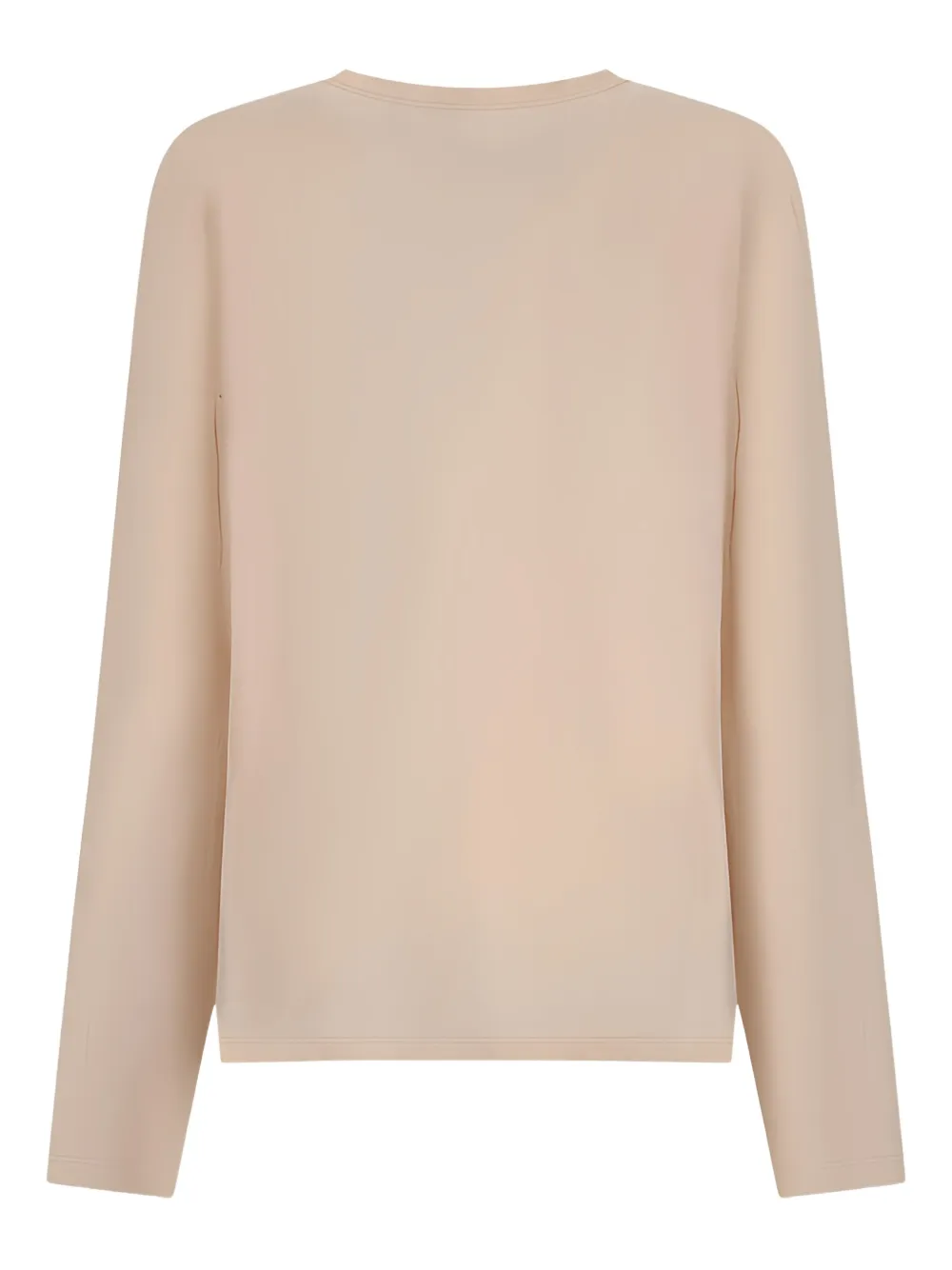 Destin Long-sleeve Wool-blend Top In Pink