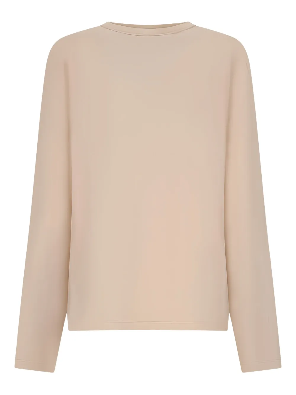 Destin Long-sleeve Wool-blend Top In Pink