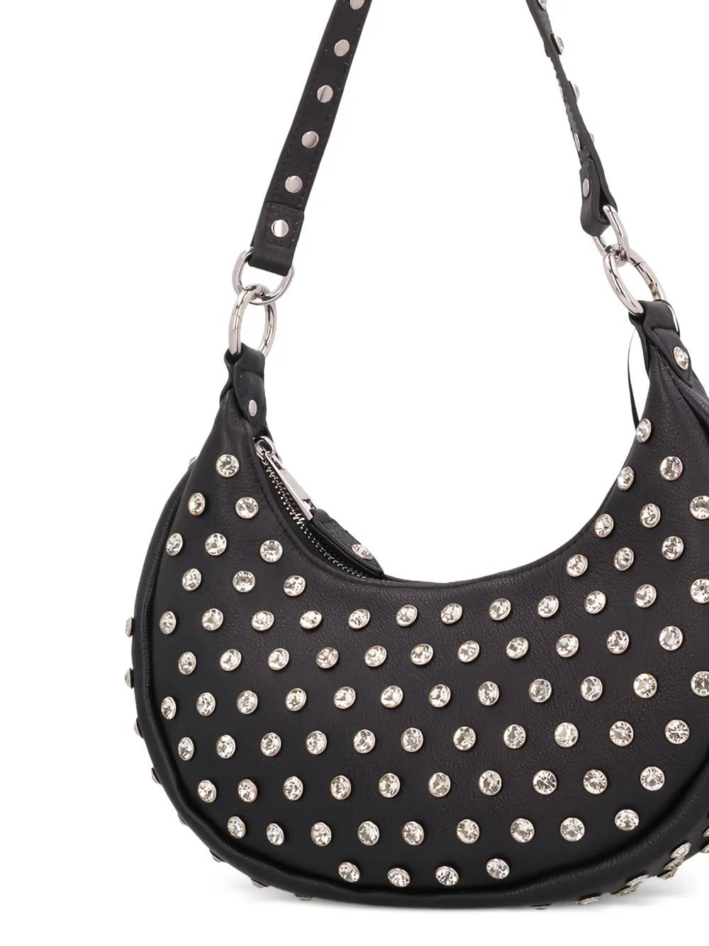 Retrofete Maybelle crystal-embellished shoulder bag Zwart