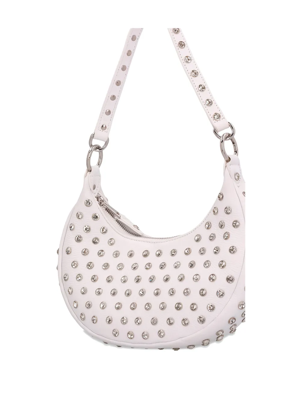 Retrofete Maybelle crystal-embellished shoulder bag Wit