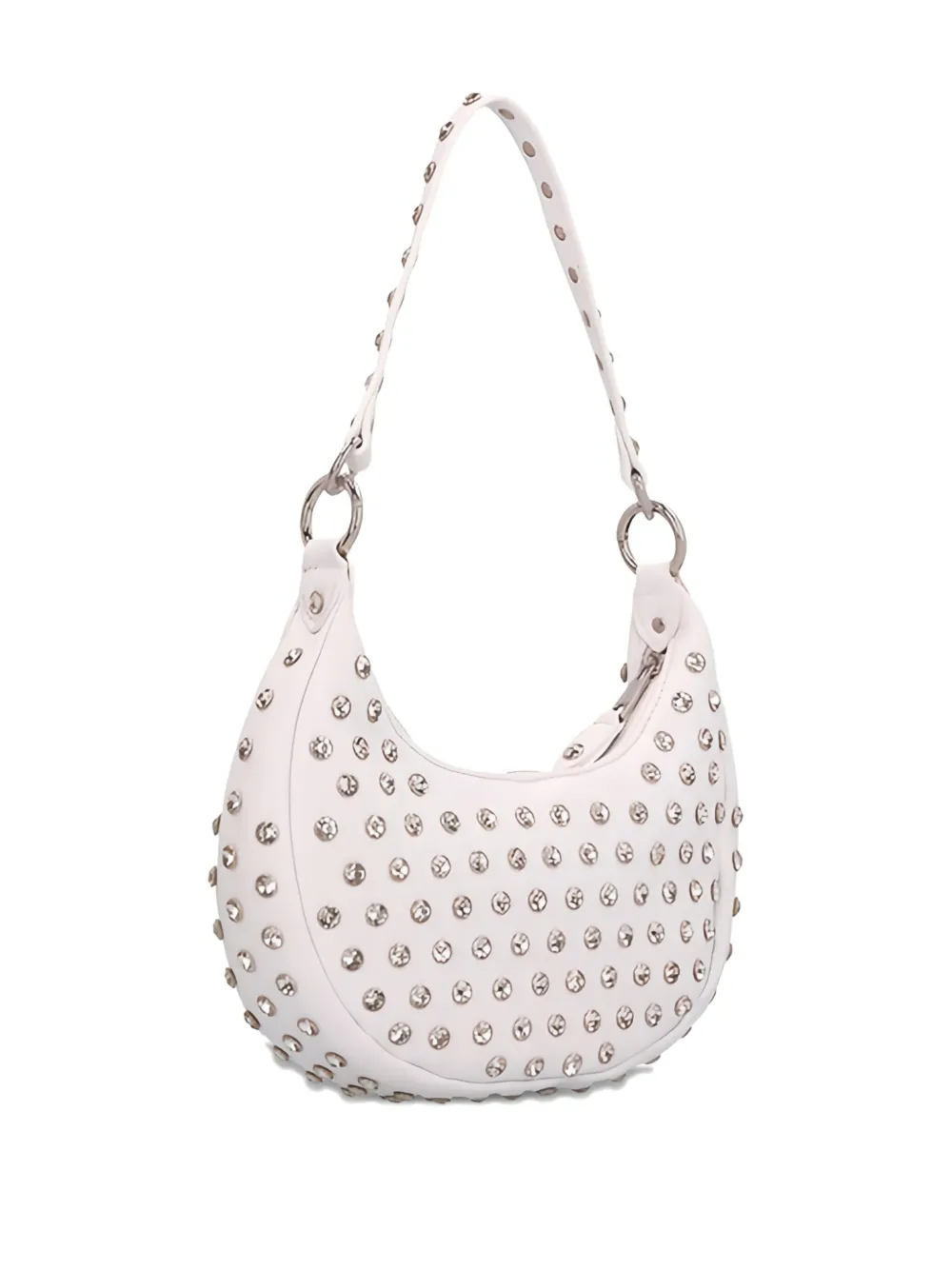 Retrofete Maybelle crystal-embellished shoulder bag Wit
