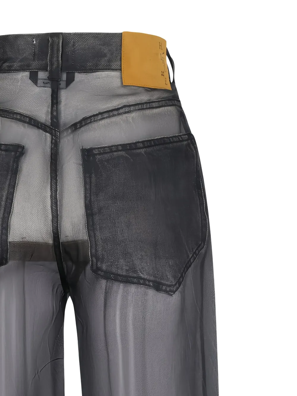 Destin Winona broek met denim-effect Zwart