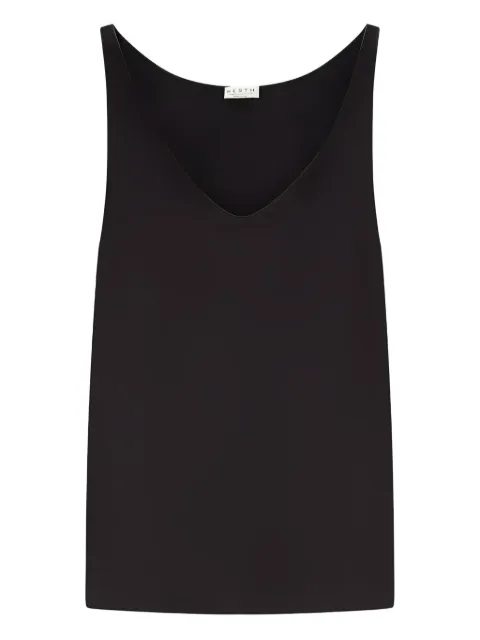 Hearth Else V-neck silk tank top