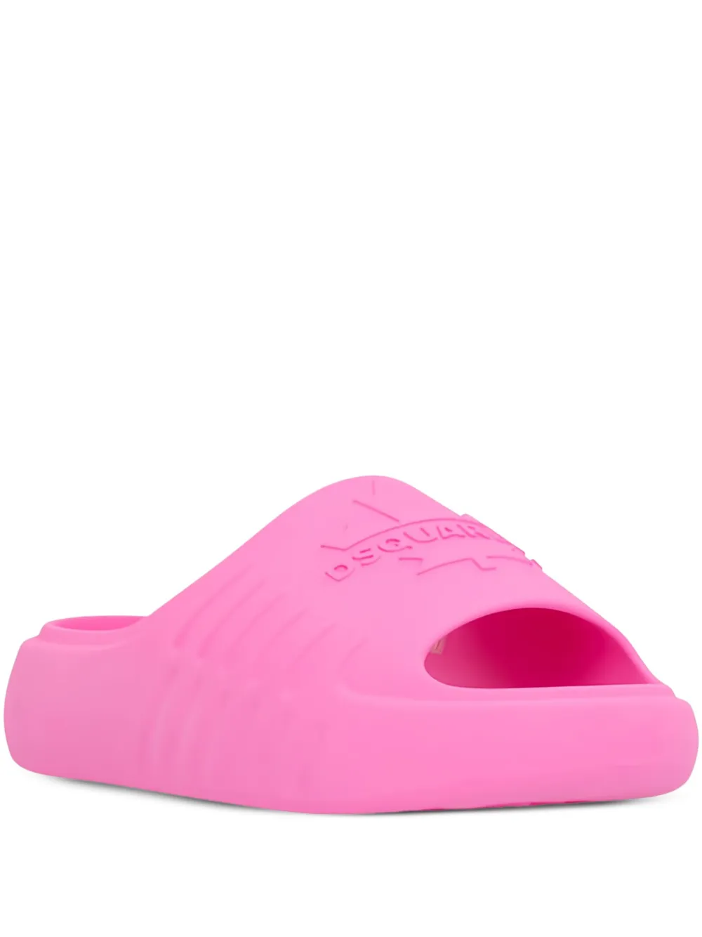 DSQUARED2 rubber-textured slides Pink