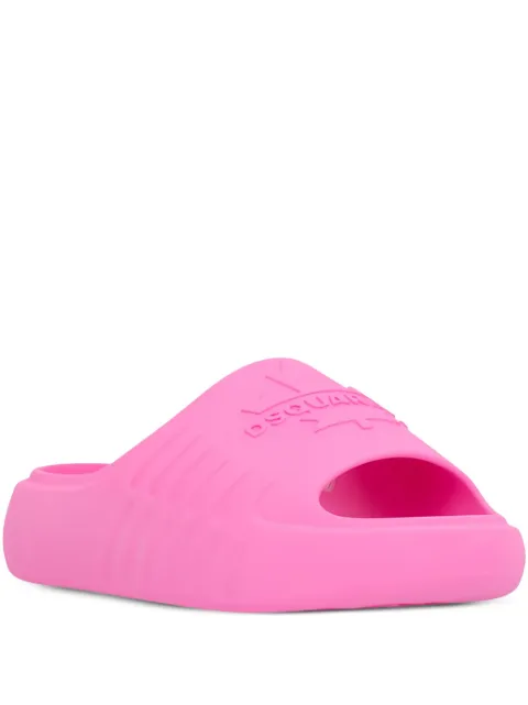 DSQUARED2 rubber-textured slides