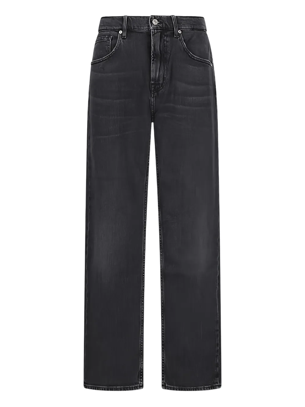 7 For All Mankind high-rise jeans Zwart