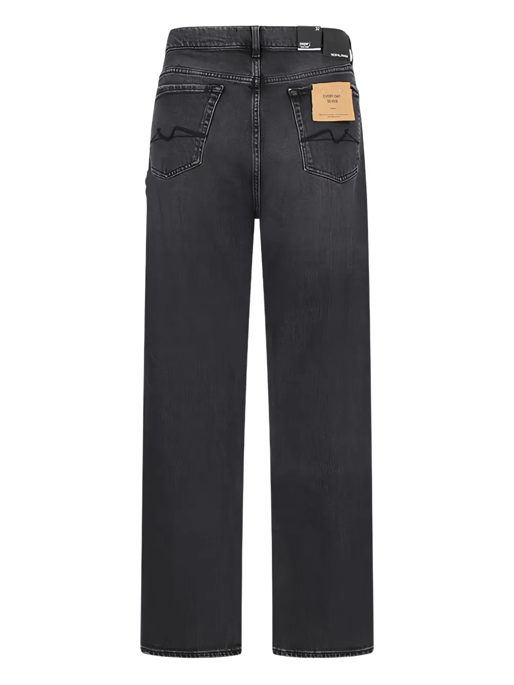7 For All Mankind high-rise jeans Zwart