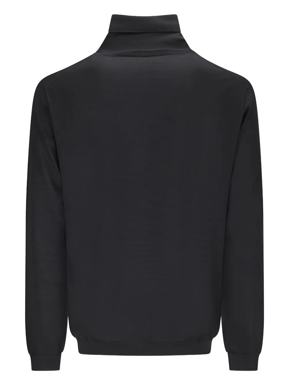 Lardini turtleneck wool sweater Zwart