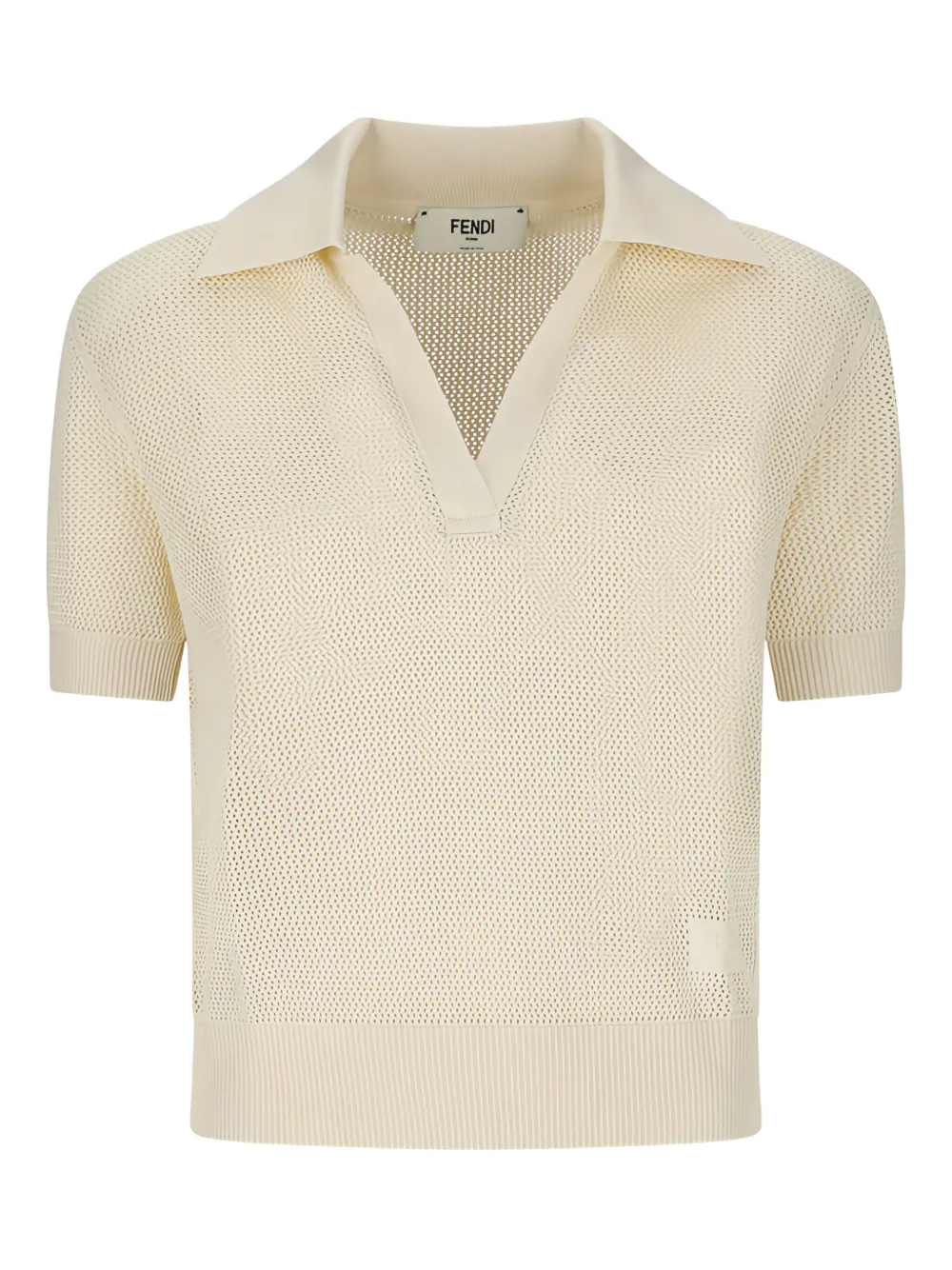 FENDI V-neck polo top F08qq