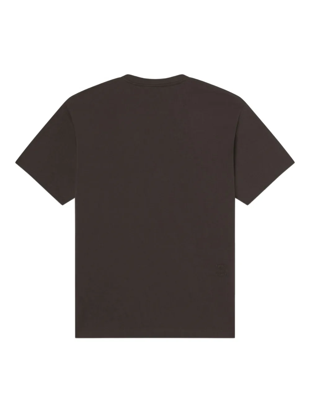 FRAME T-shirt met geborduurd logo Bruin