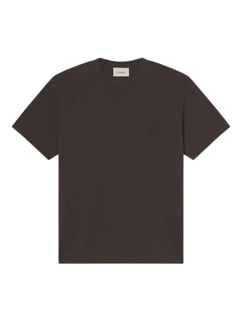 FRAME logo-embroidery T-shirt