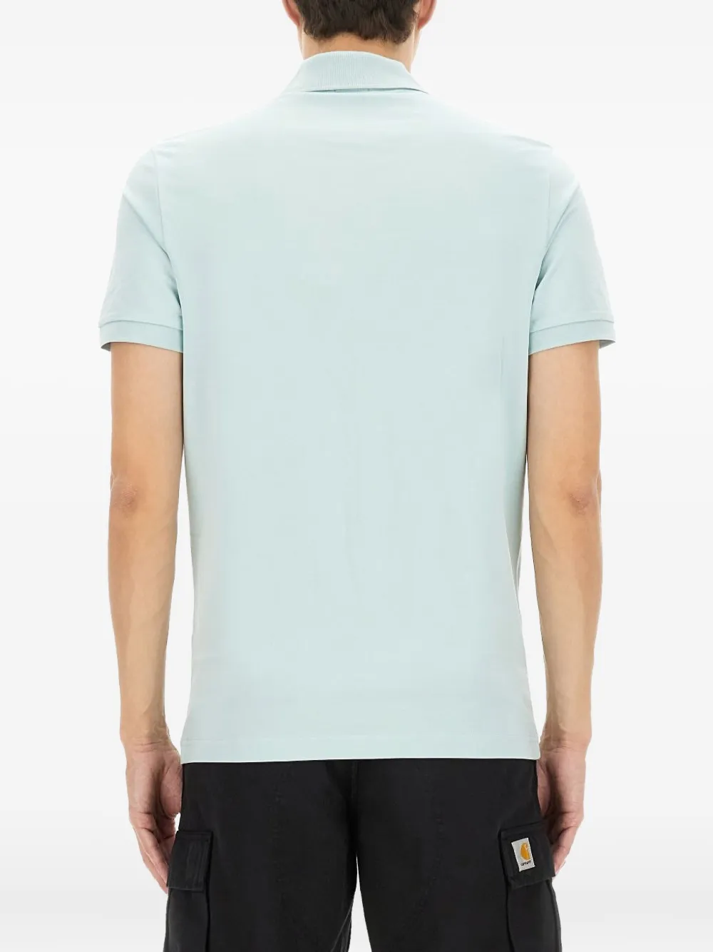 BOSS Poloshirt met klein logo Groen
