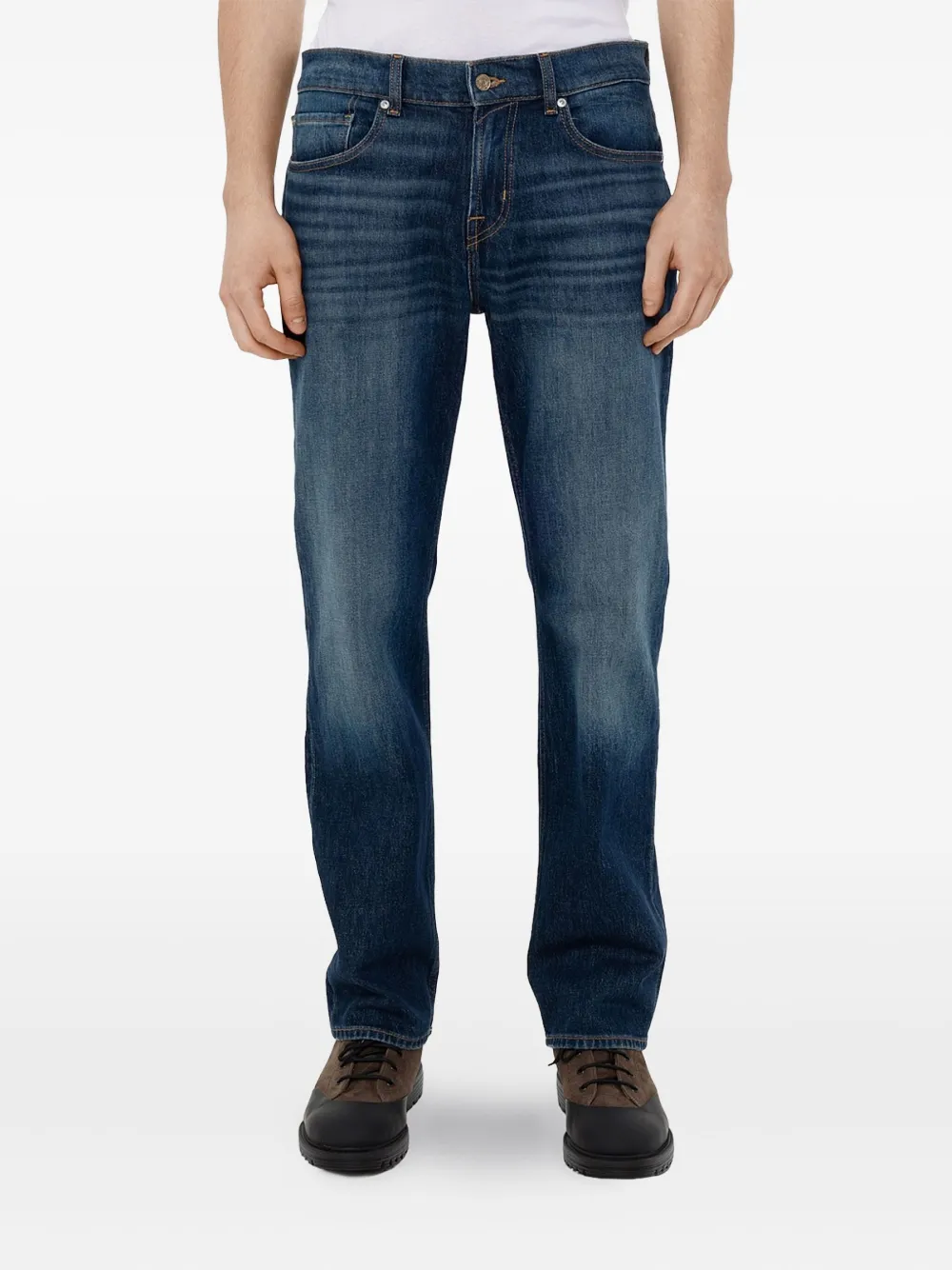 7 For All Mankind Straight jeans Blauw
