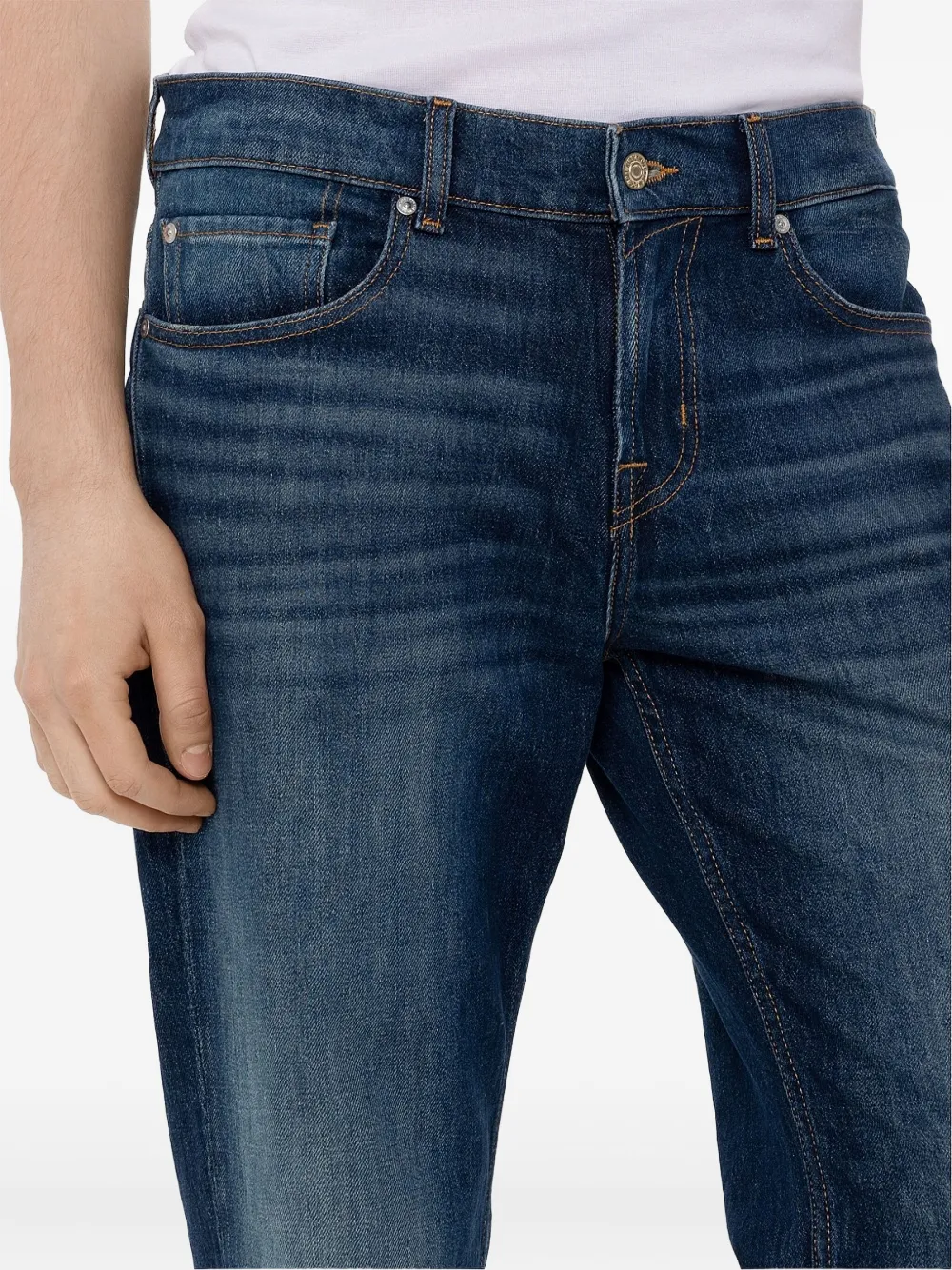 7 For All Mankind Straight jeans Blauw