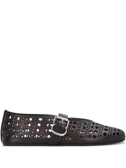 Alaïa cut-out buckle ballet flats