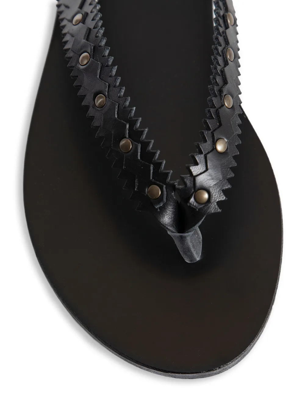 Ancient Greek Sandals Spatgi leather sandals Black