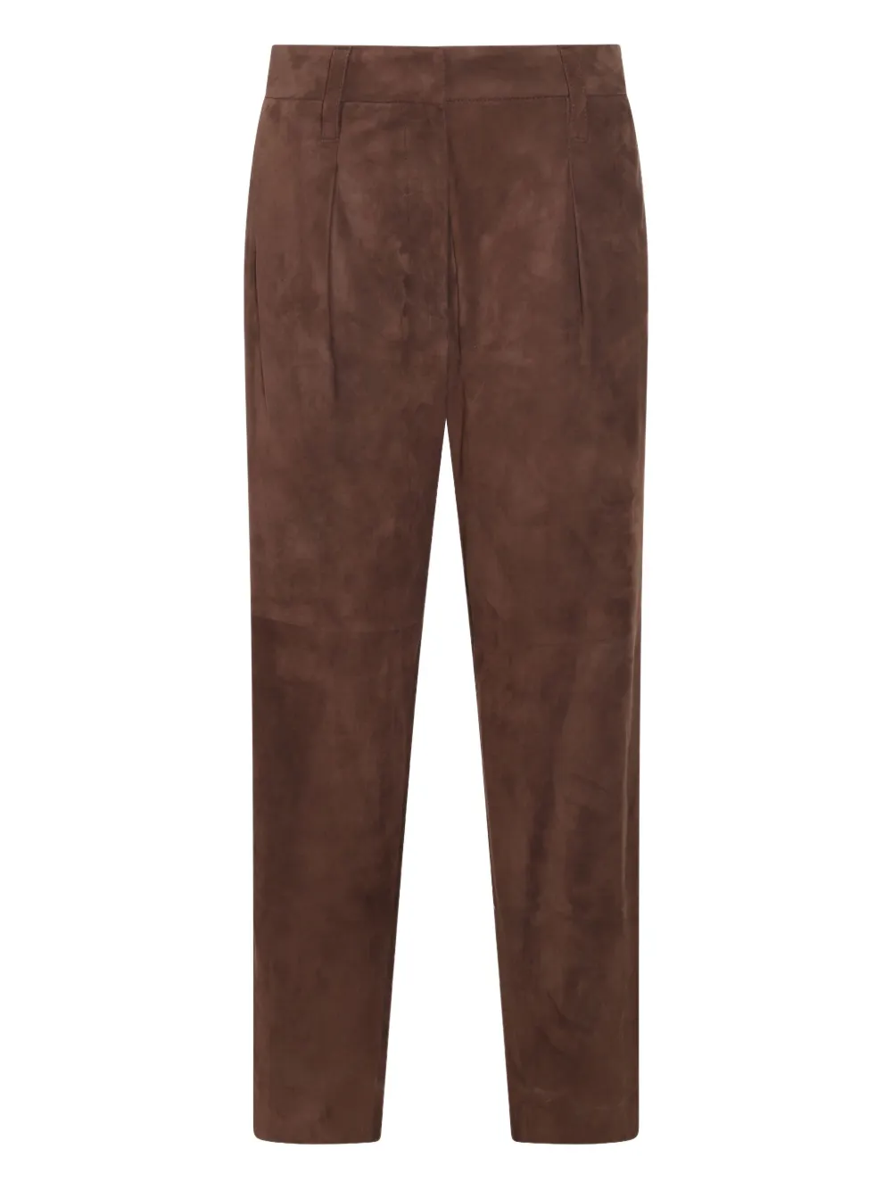 Brunello Cucinelli suede trousers | Brown | Image 1