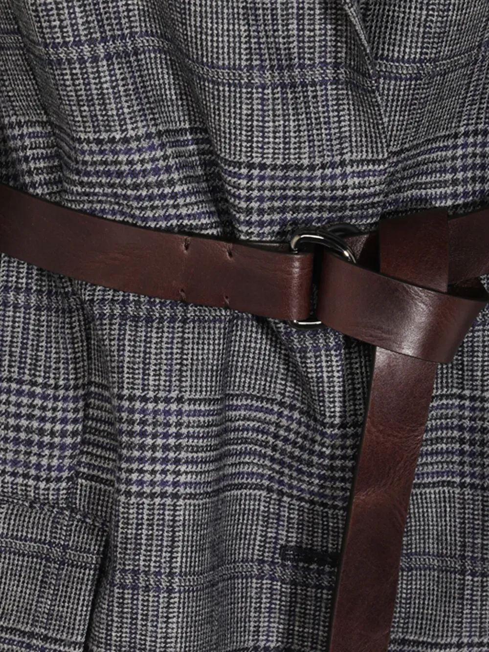 Brunello Cucinelli Blazer met ceintuur Grijs