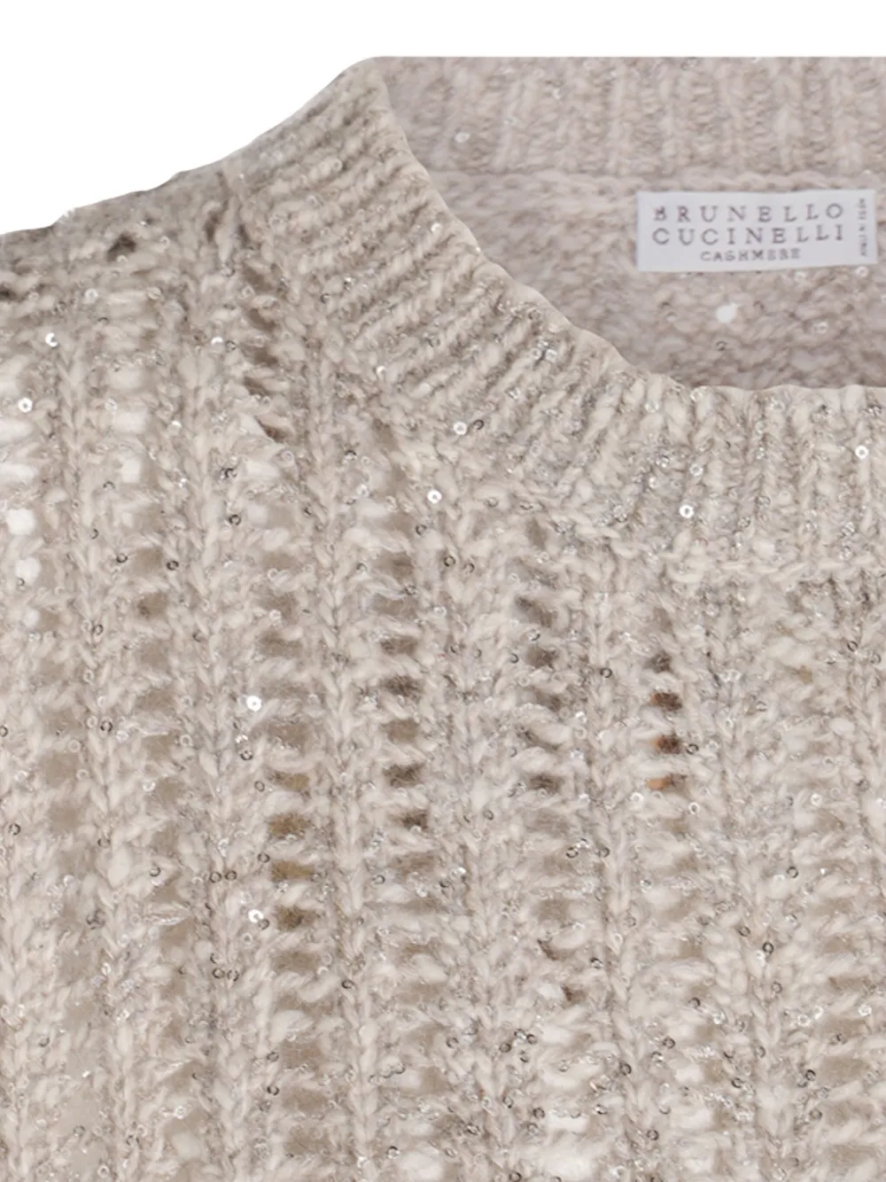 Brunello Cucinelli Gebreide trui Beige