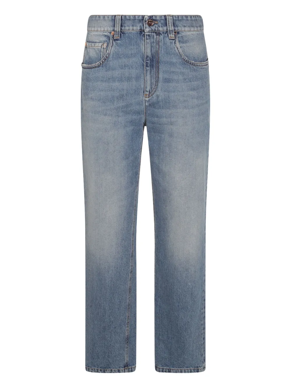 Brunello Cucinelli straight-leg jeans Blauw