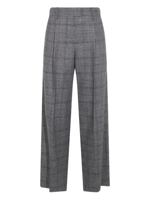 Brunello Cucinelli check-pattern trousers
