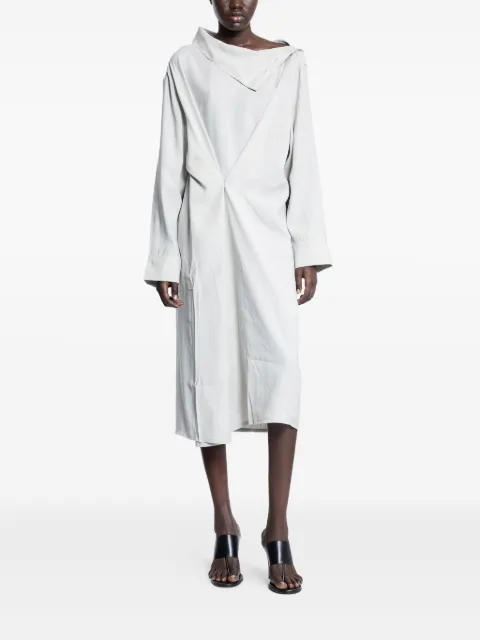 Studio Nicholson Leat high-neck draped dress