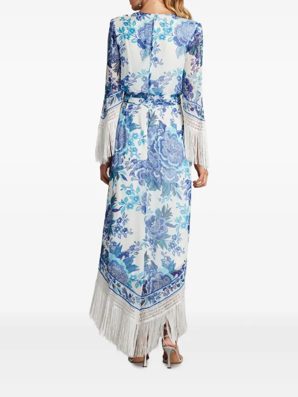 ★セール♪★TADASHI SHOJI フローラルプリントミディドレス★ Paola Floral Print Maxi Dress | Tadashi Shoji