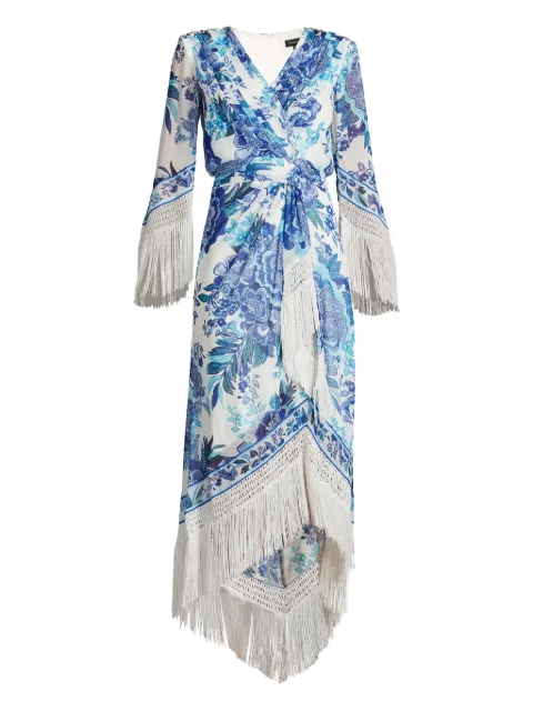 Tadashi Shoji Mair floral-print wrap dress