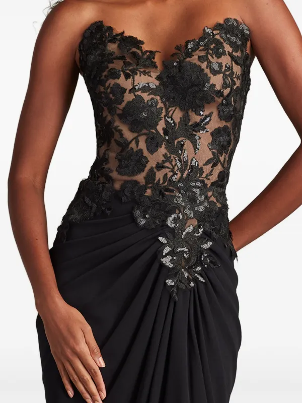 twist-front sweetheart neck jumpsuit