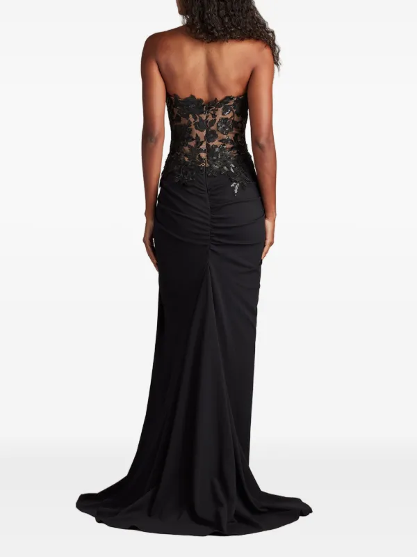 twist-front sweetheart neck jumpsuit