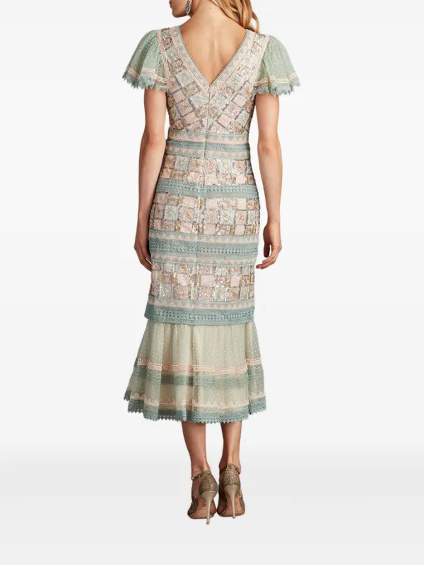 white lace dress short sleeve Signature Laura Dress – SIMKHAI main image 0