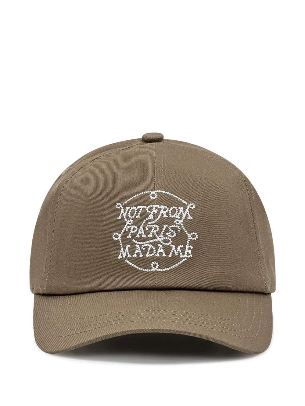Drôle De Monsieur La Casquette Slogan Tresses pet Groen