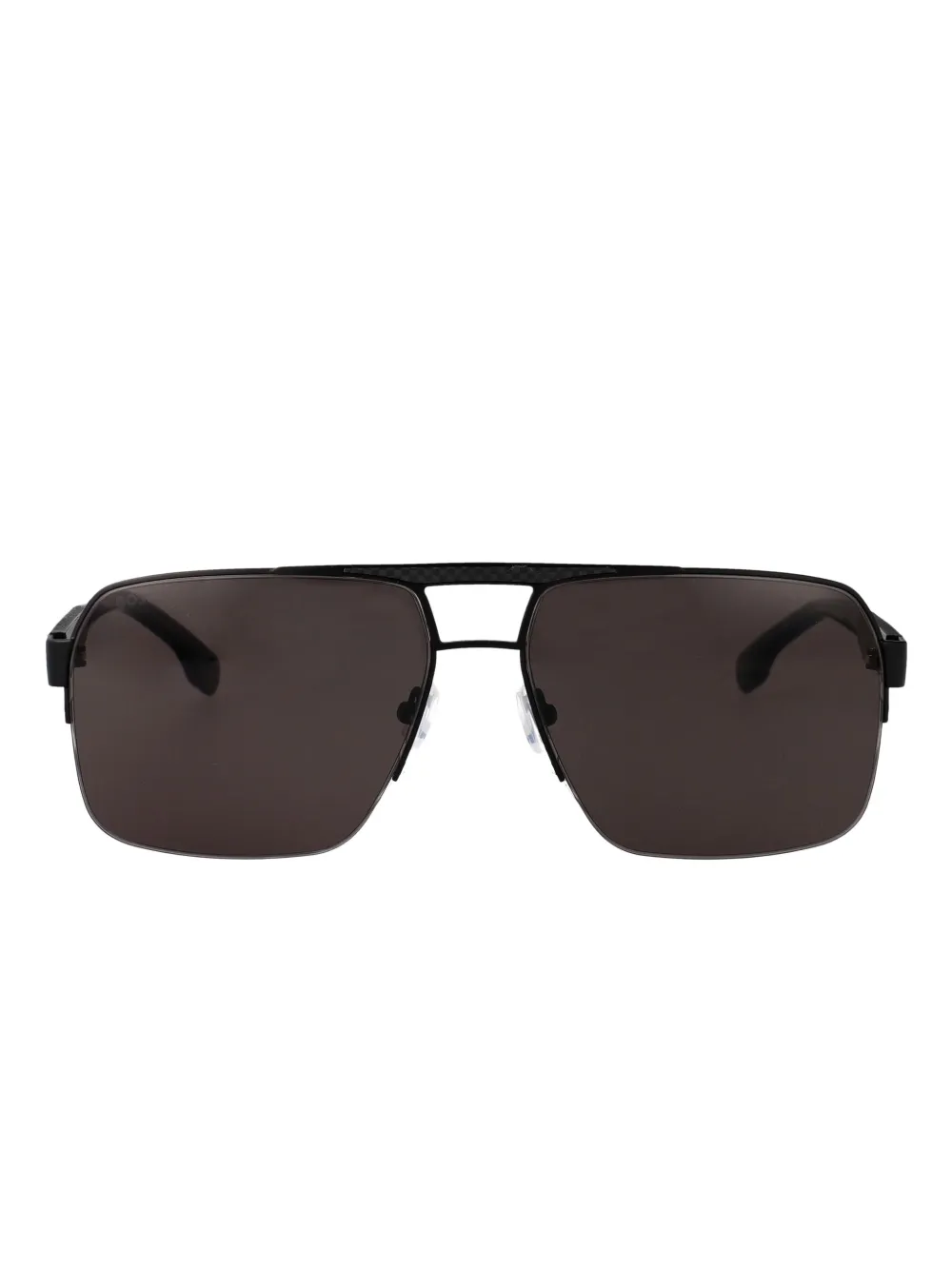 BOSS rectangle-frame sunglasses | Black | Image 1