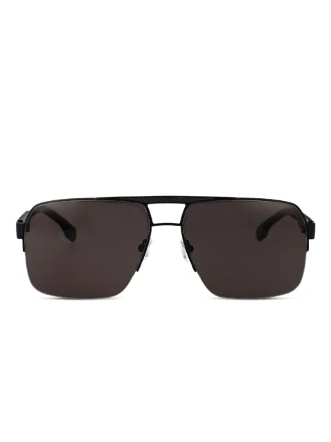 BOSS rectangle-frame sunglasses