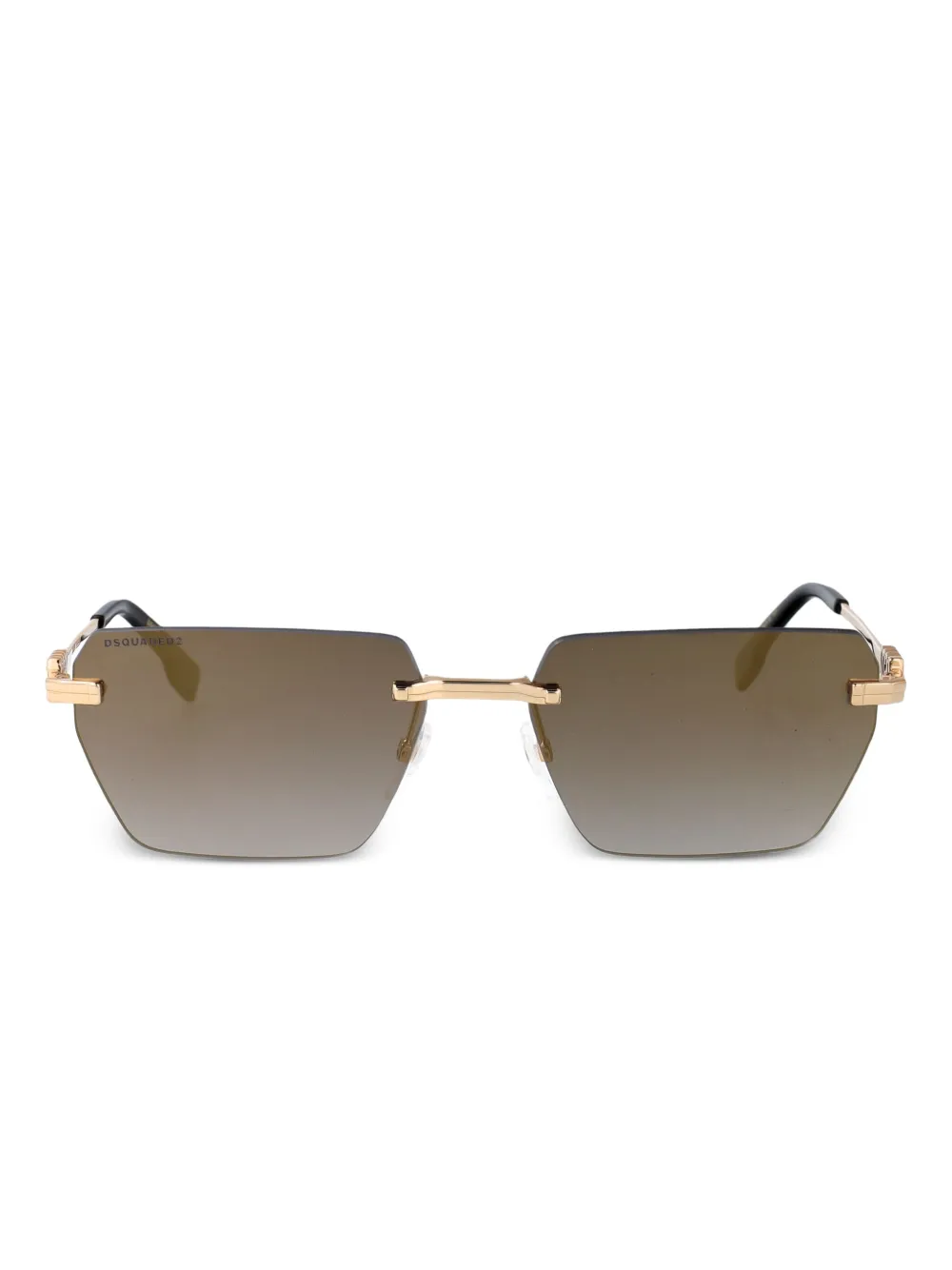 DSQUARED2 EYEWEAR geometric-frame sunglasses | Gold | Image 1