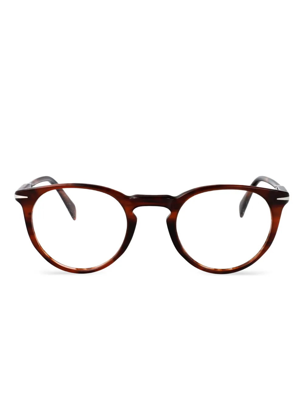 Eyewear by David Beckham lunettes de vue à monture pantos | marron | Image 1