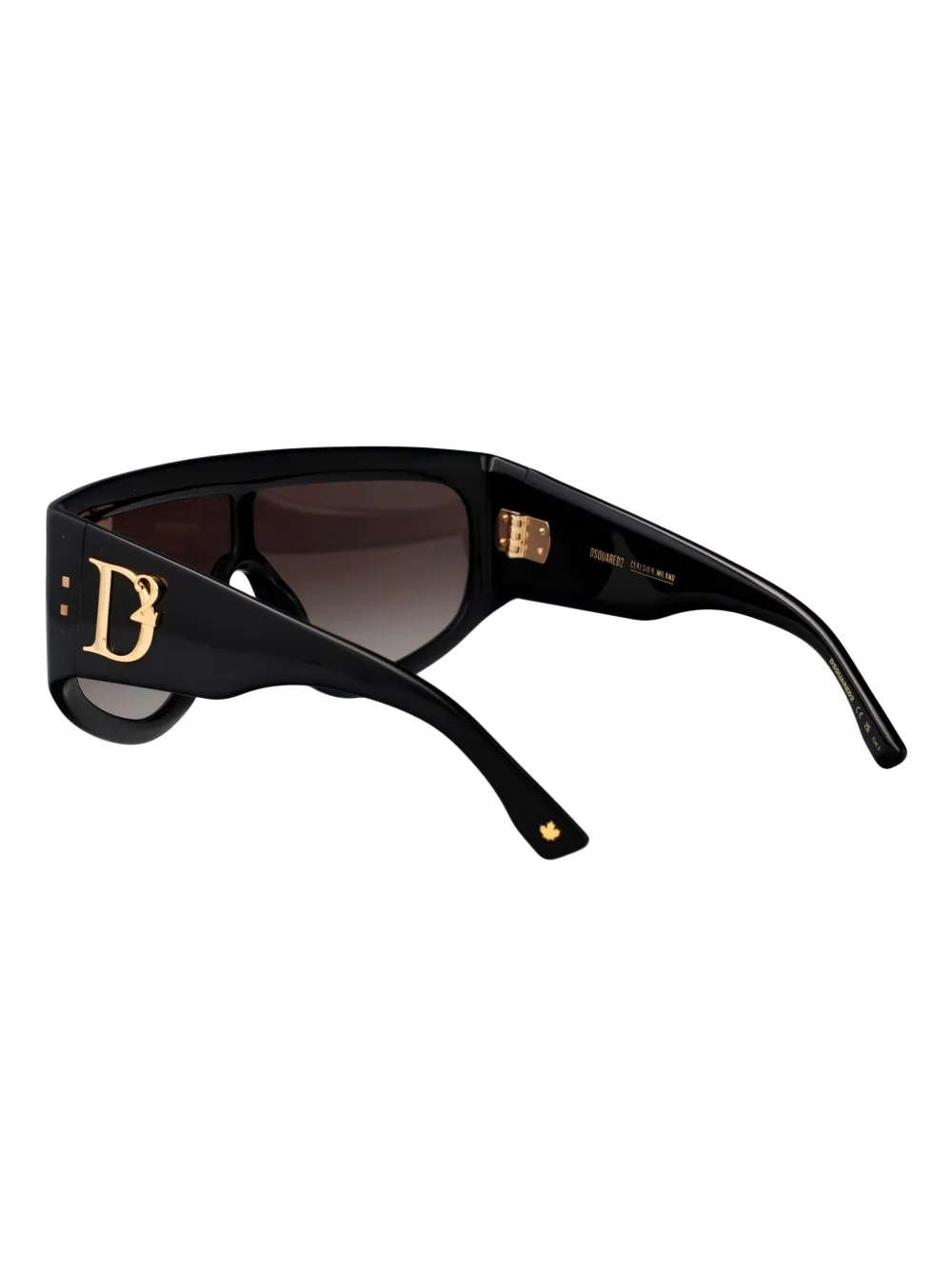 DSQUARED2 EYEWEAR mask sunglasses - Zwart