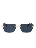 DSQUARED2 EYEWEAR geometric-frame sunglasses - Gold