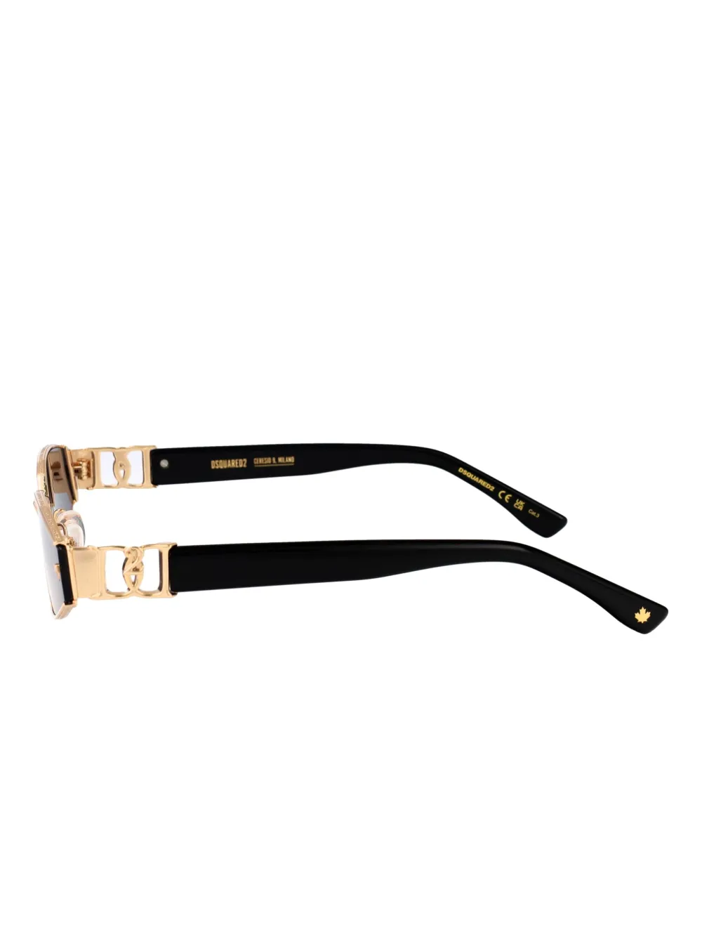 DSQUARED2 EYEWEAR Zonnebril met geometrisch montuur Roze