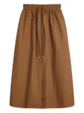 Studio Nicholson elasticated-waist side-pocket skirt - Brown