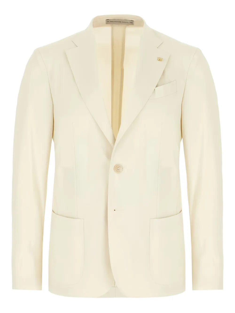 Corneliani Blazer met enkele rij knopen Beige