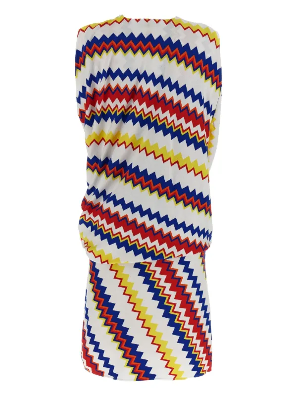 【関税込み】missoni PEPLOS DRESS Missoni Peplos Dress | White | FARFETCH