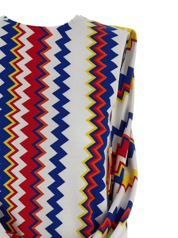 【関税込み】missoni PEPLOS DRESS Missoni Peplos Dress | White | FARFETCH